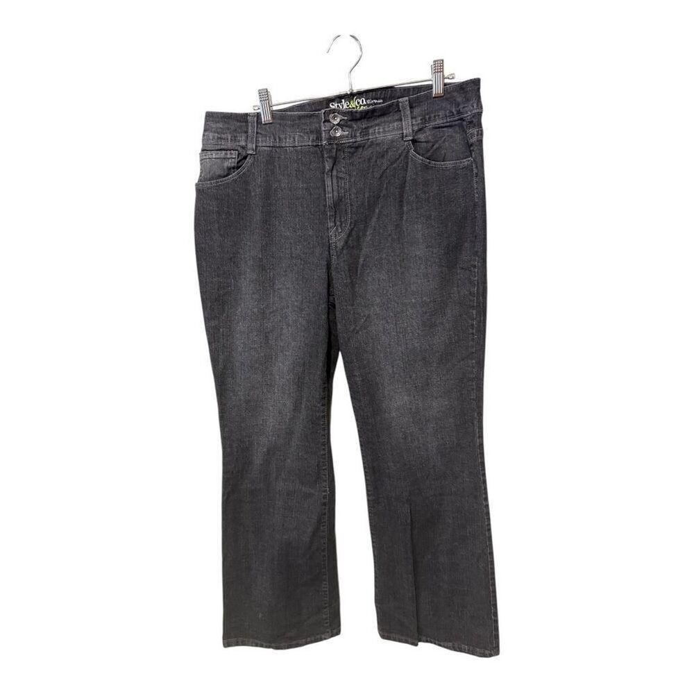 Style-co Women's Black and Grey Jeans
